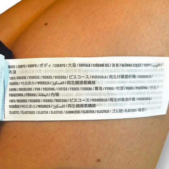 Abercombie & Fitch Floral Wrap Dress Long Sleeve Black Pink Women’s Size small - Picture 6 of 7